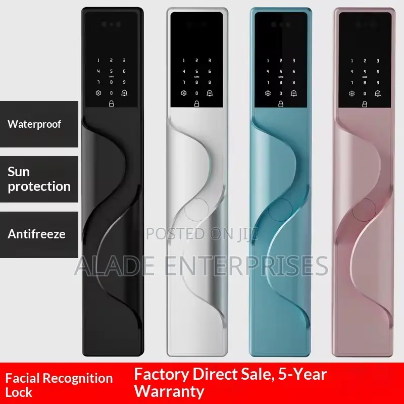 3d Facial Recognition Palm Vein Rainproof Fully Automatic Smart Lock
