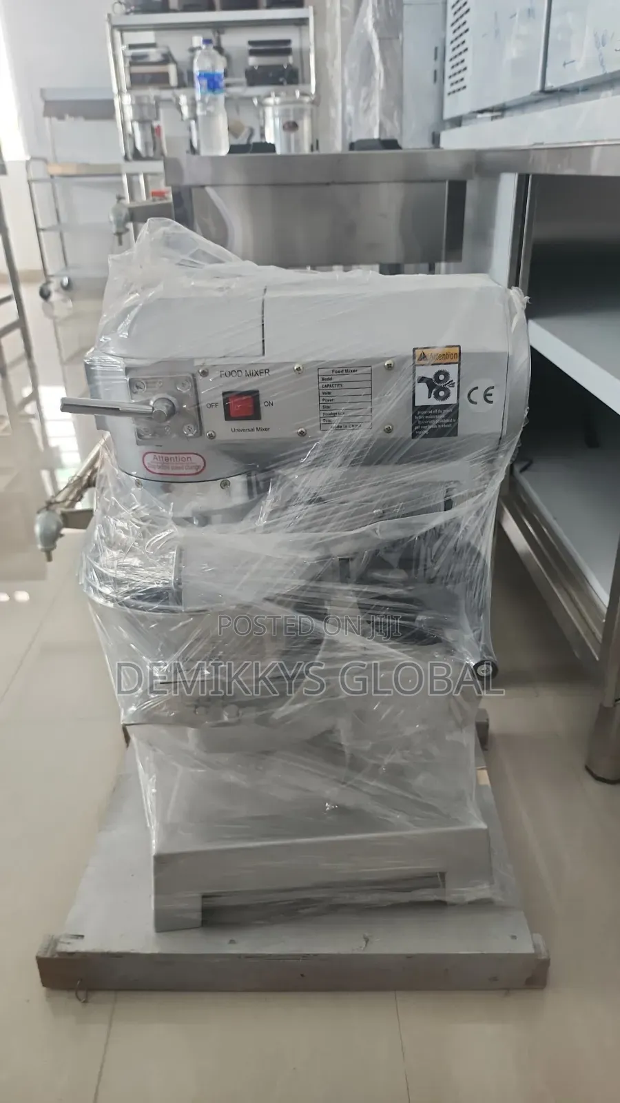 Stainless Steel Industrial Stand Mixer - 20l