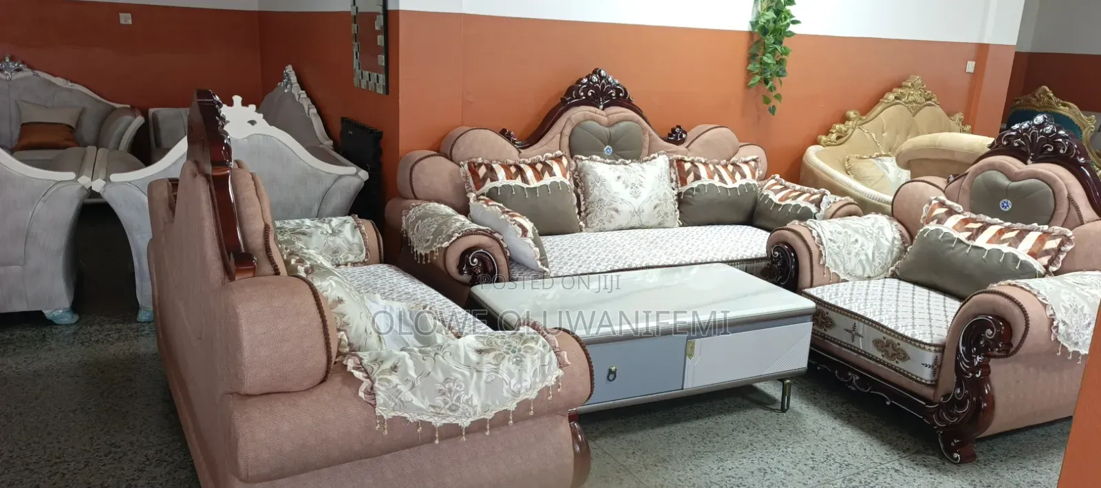 Vintage Brown Royal Sofa Design