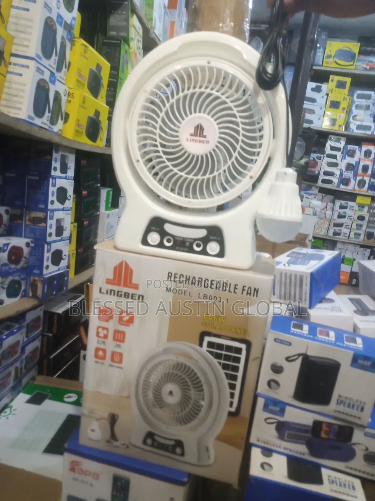 Rechargable Fan