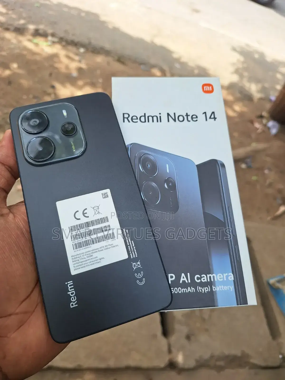 New Xiaomi Redmi Note 14 4G 128 GB Black