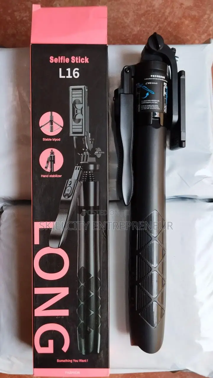L16 Long Selfie Stick With Tripod Stand