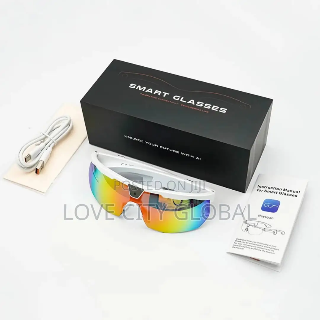 SNT Stride Ai Smart Glass 12mp Camera Chatgpt Call Music Sport Glass