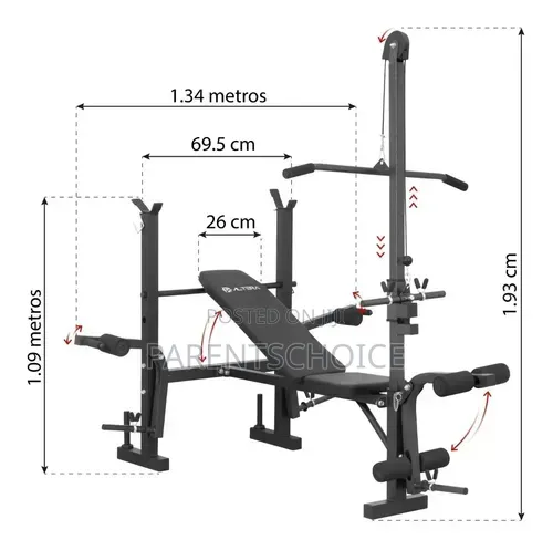 Weight Lifting Bench With Latpull