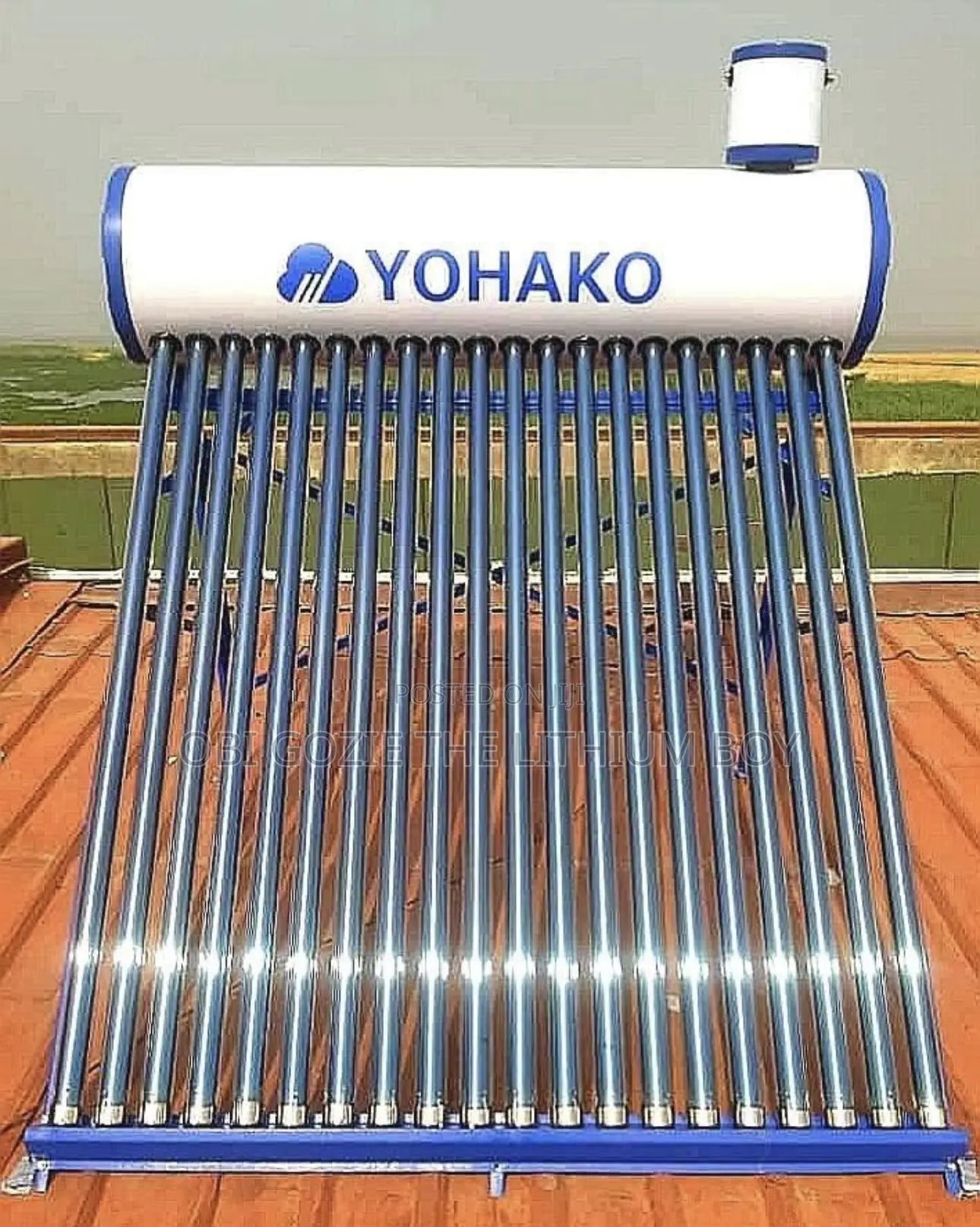 300 Liter Ac /Dc Yohako Solar Water Heater at Ojo Alaba Nigeria