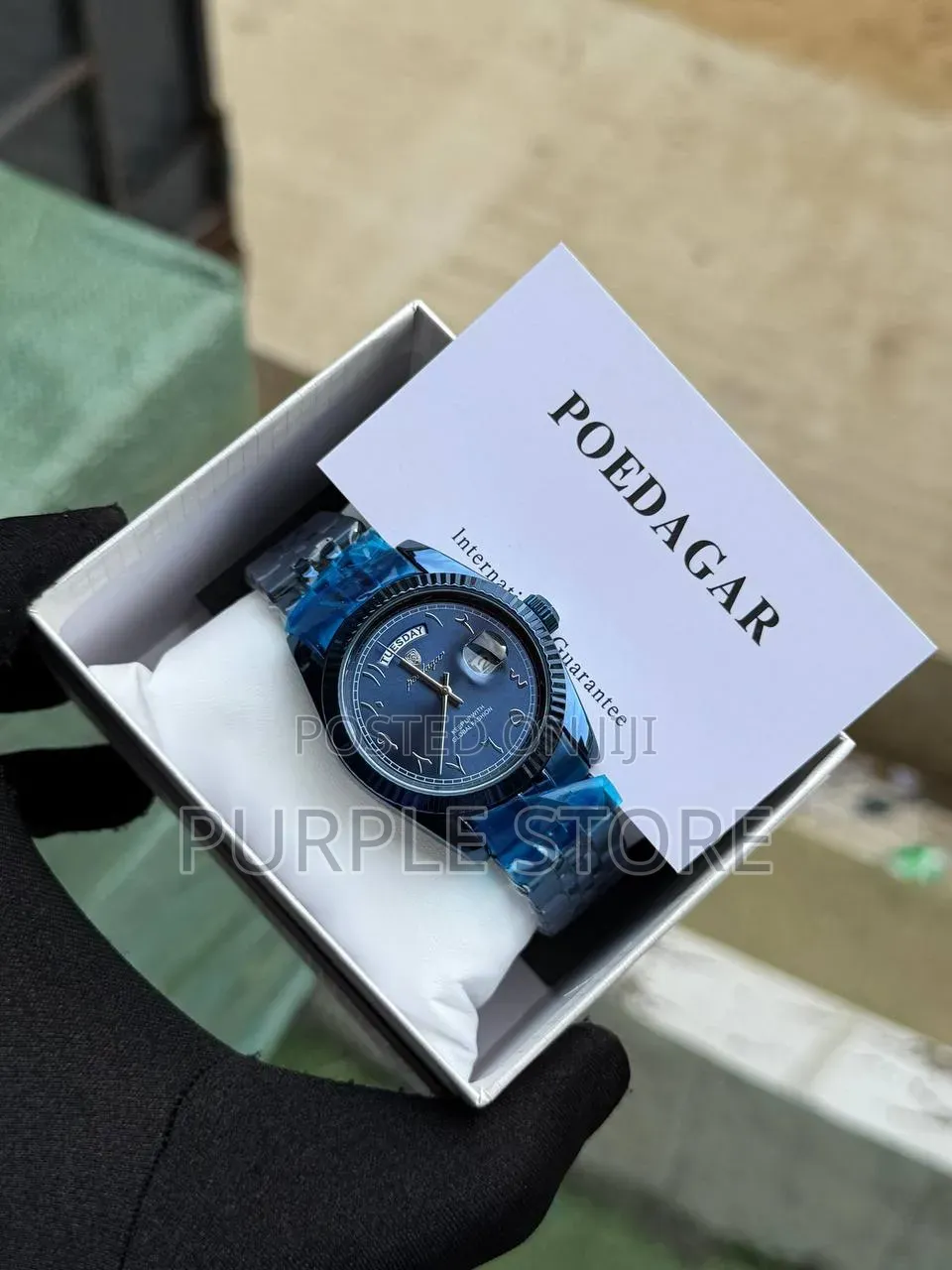 Poedagar Full Date Unisex Watch