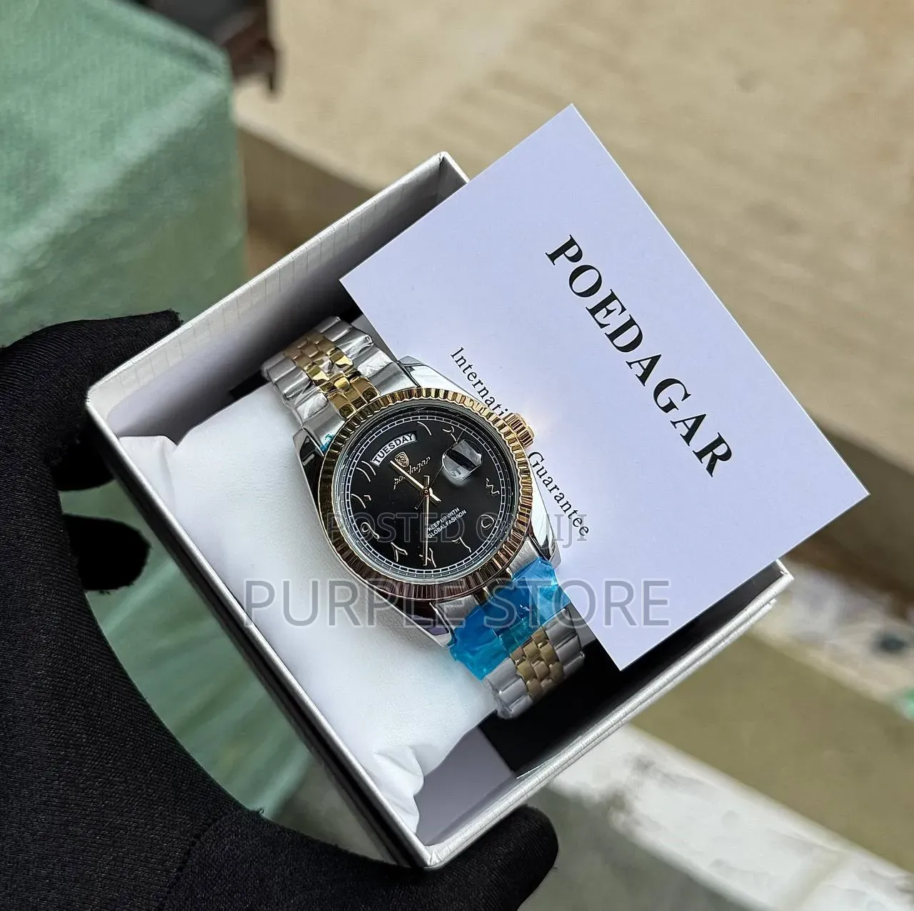 Poedagar Full Date Unisex Watch