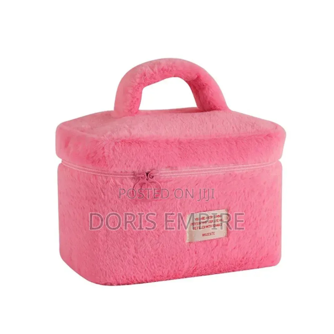 Cute Cosmetics/ Travel Toiletries Plush Bag