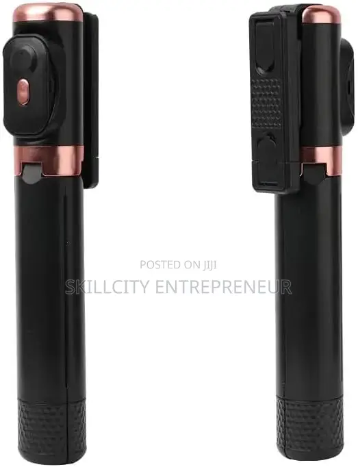 Wireless Bluetooth Selfie Stick Tripod With Dual Ring Lights