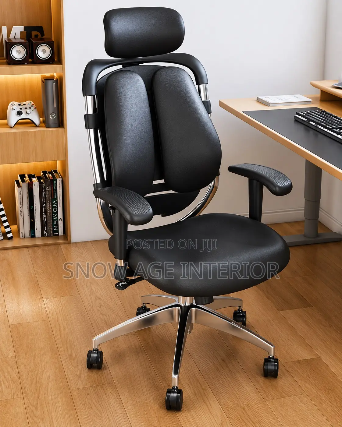 Executive Ergonomic Kidney Chair (With Adjustable 3d Arms)