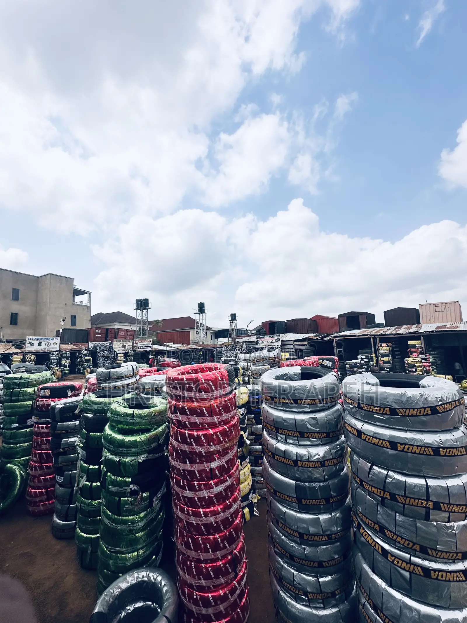 Premium Tyres Ready for Installation