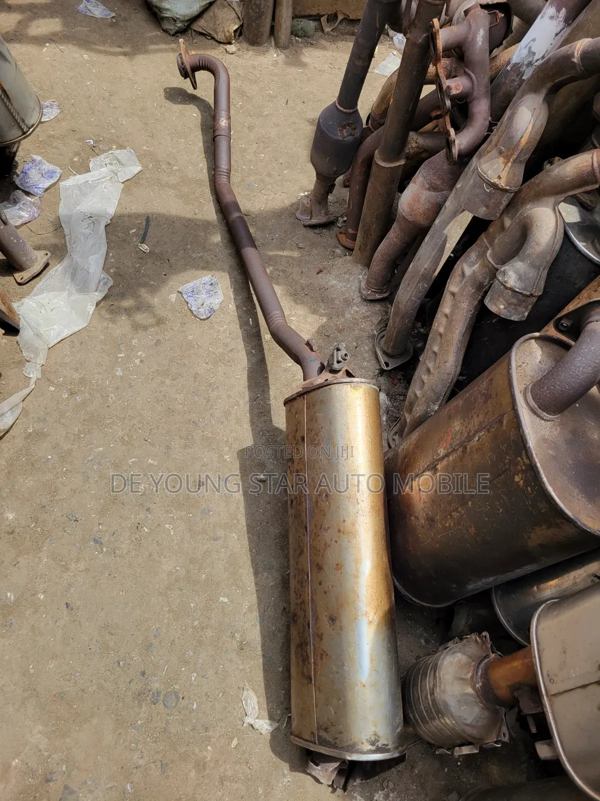 Center Exhaust Port Without Catalyst for Toyota Highlander 2003 Model