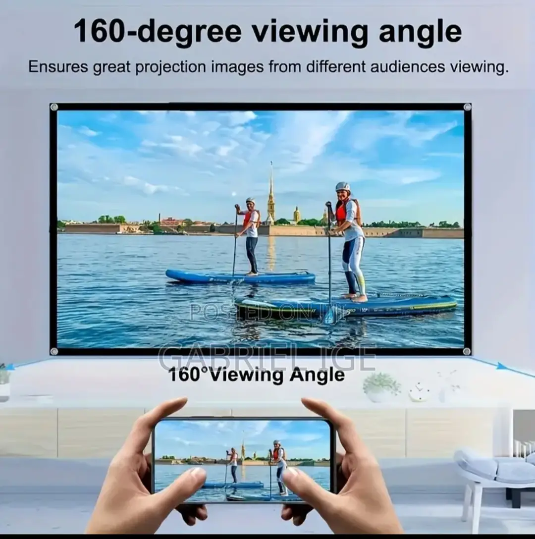 60 Inch Portable Projector Screen