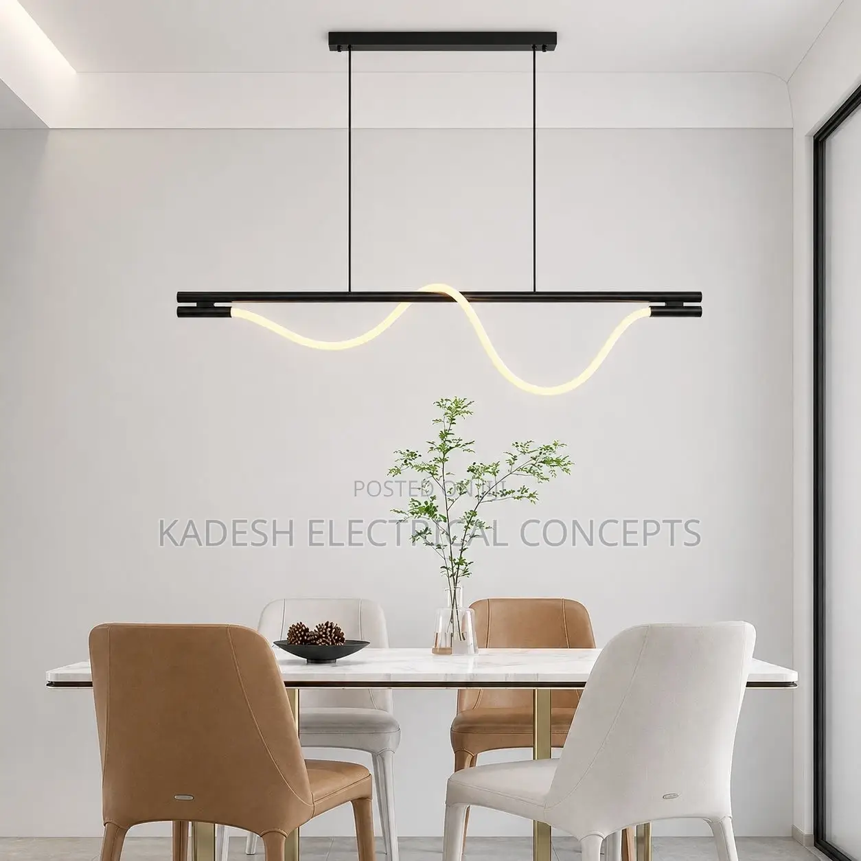 Modern Ceiling Pendant Diy Strip Woven Wall Lamp Led Restaurant