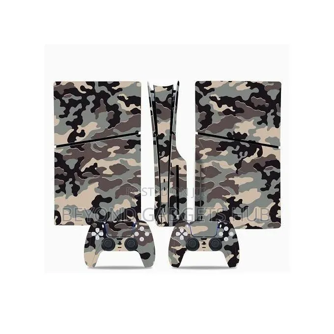 Ps5 Slim Deaert Camo Sticker