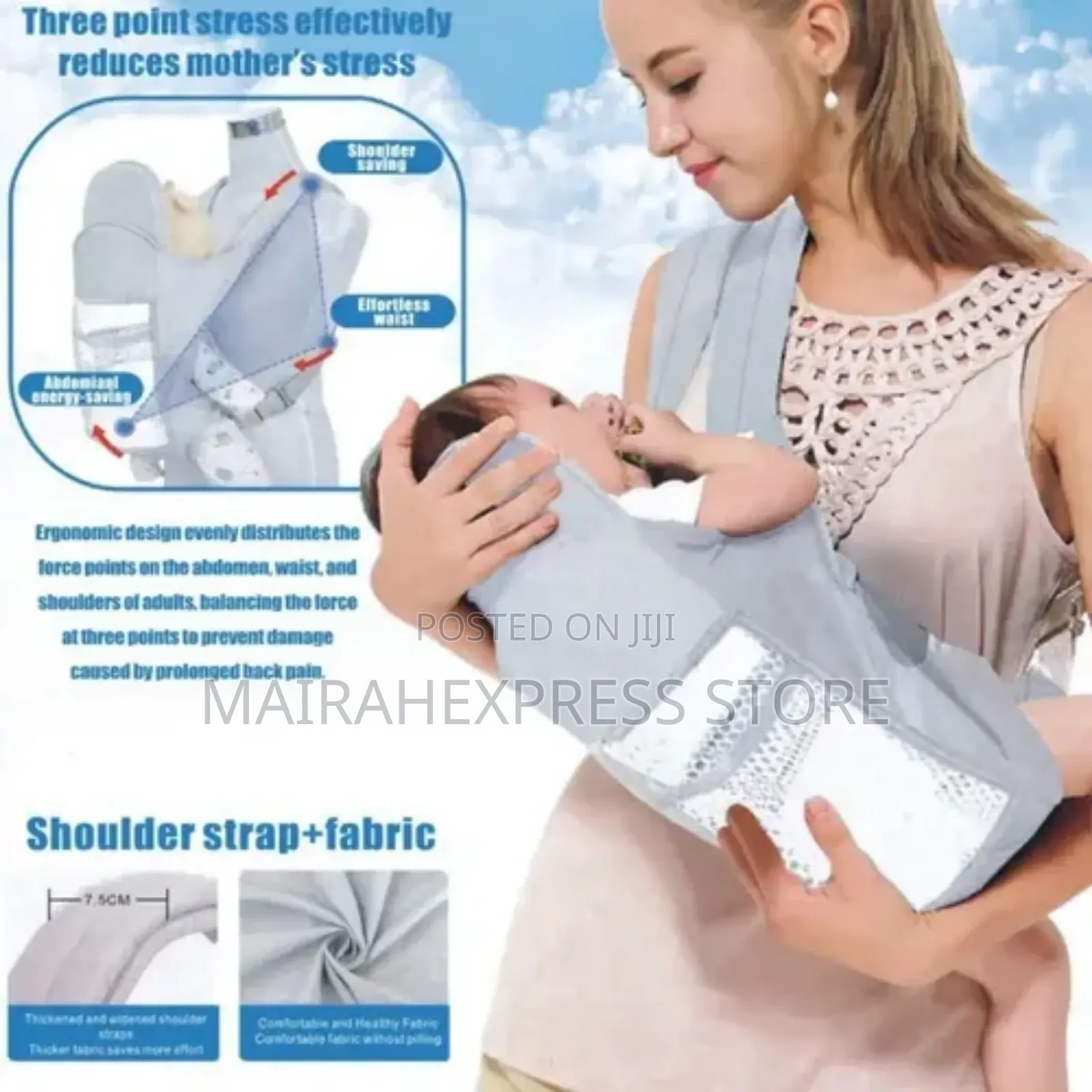 2in1 Comfortable Baby Carrier 2st7