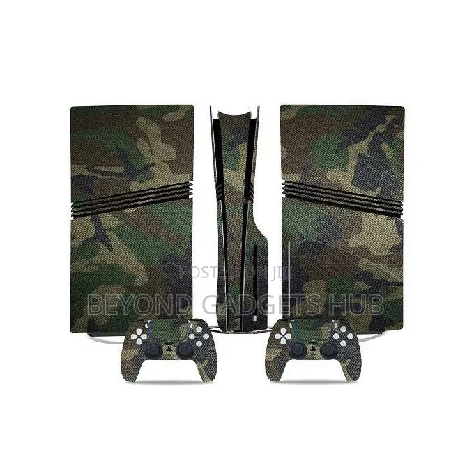 Ps5 Pro Protective Green Camo Sticker
