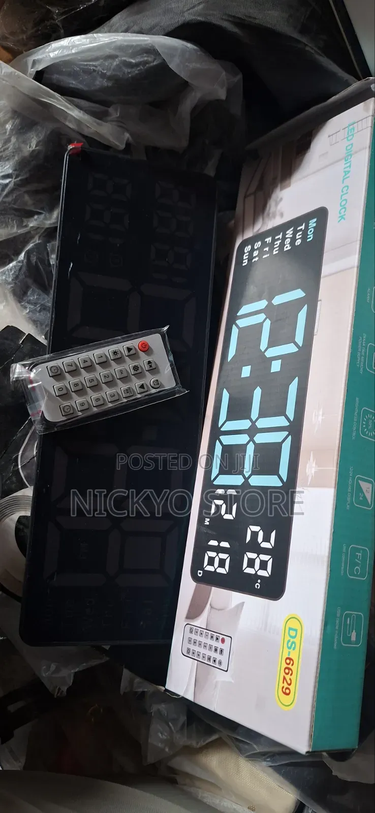 Ds-6629 Led Digital Wall Clock