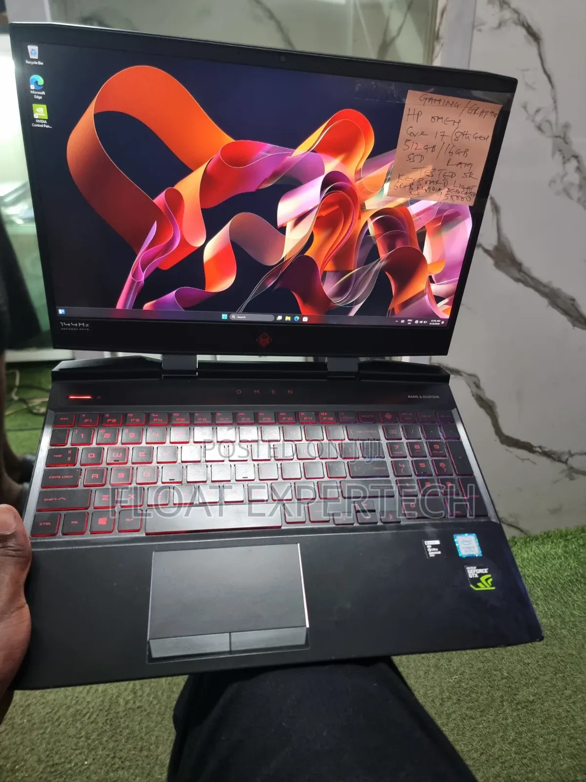 Laptop HP Omen 15t 16GB Intel Core i7 SSD 512GB