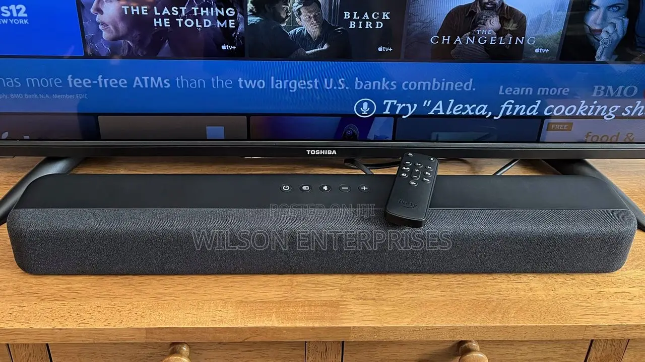 Amazon Fire Tv Soundbar, 2.0 SPK ||Dts Virtual Dolby Audio, Bluetooth