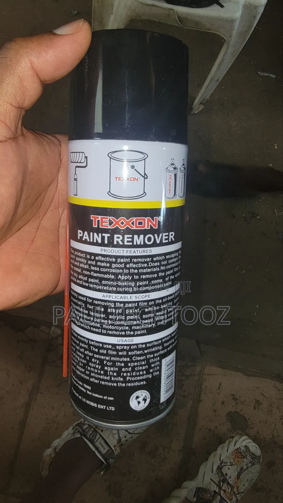 Paint and Varnish Remover Spray