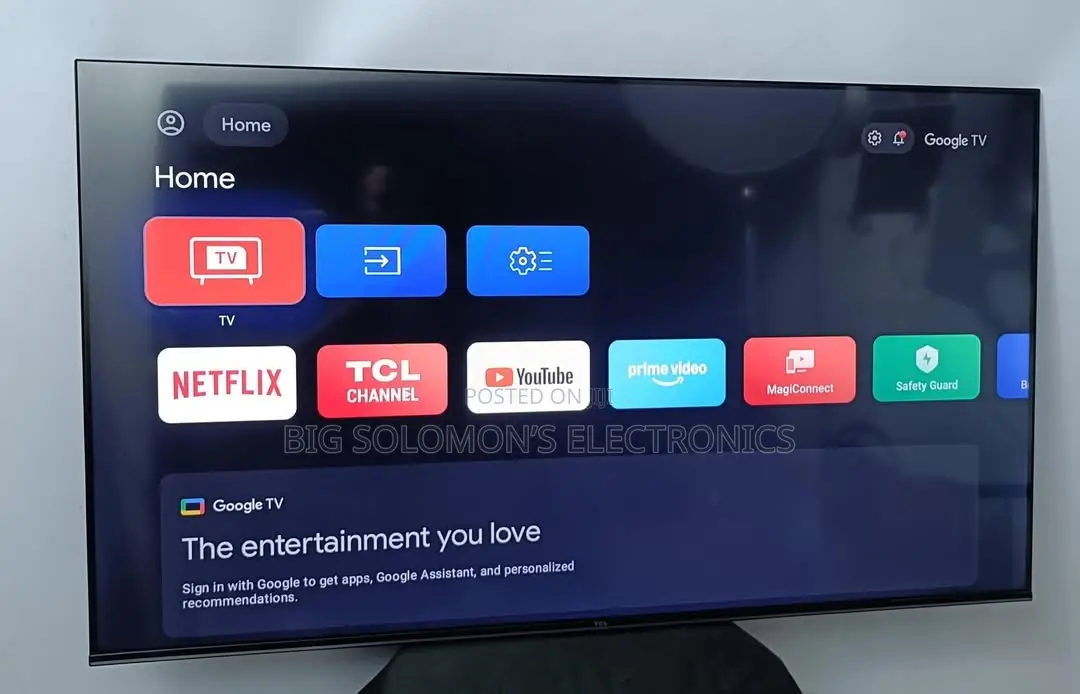 50" TCL Google Premium Smart Tv