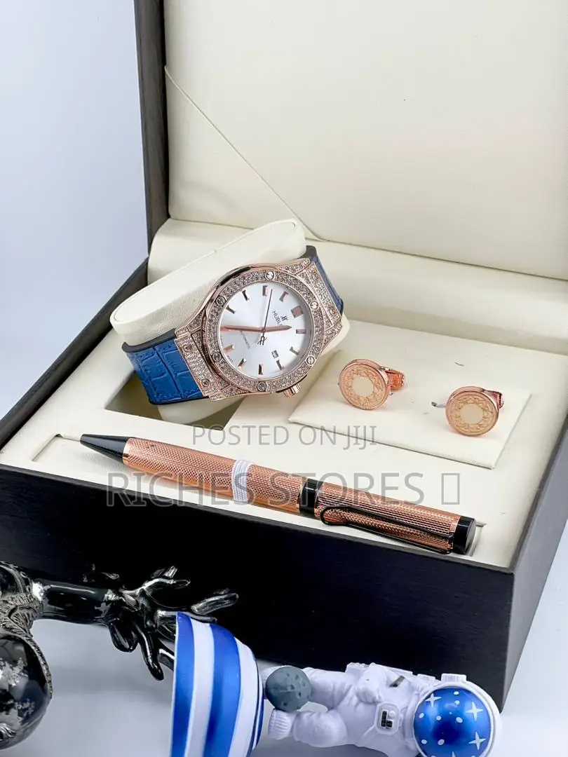 High Quality Stone Case Hublot Leather Watch