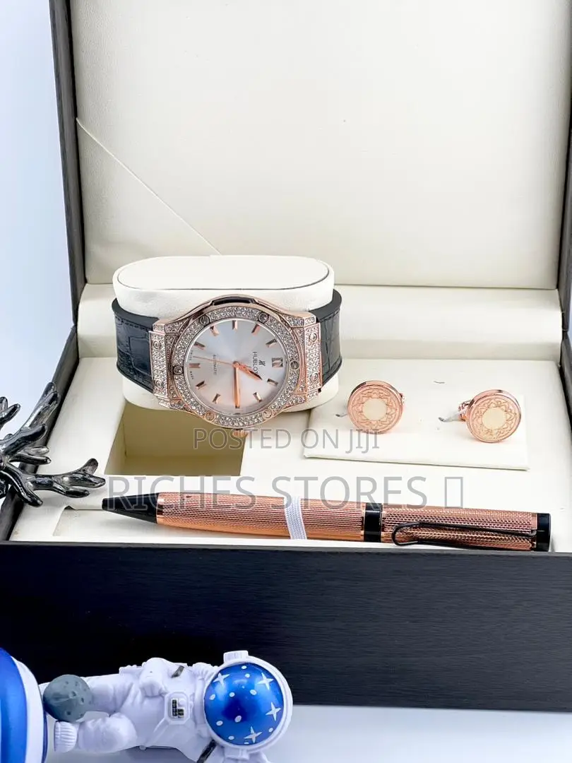 High Quality Stone Case Hublot Leather Watch