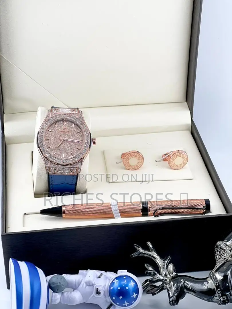 High Quality Stone Case Hublot Leather Watch