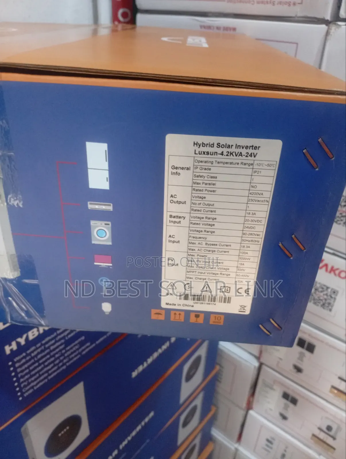 4.2kva 24v Luxsun Hybrid Inverter