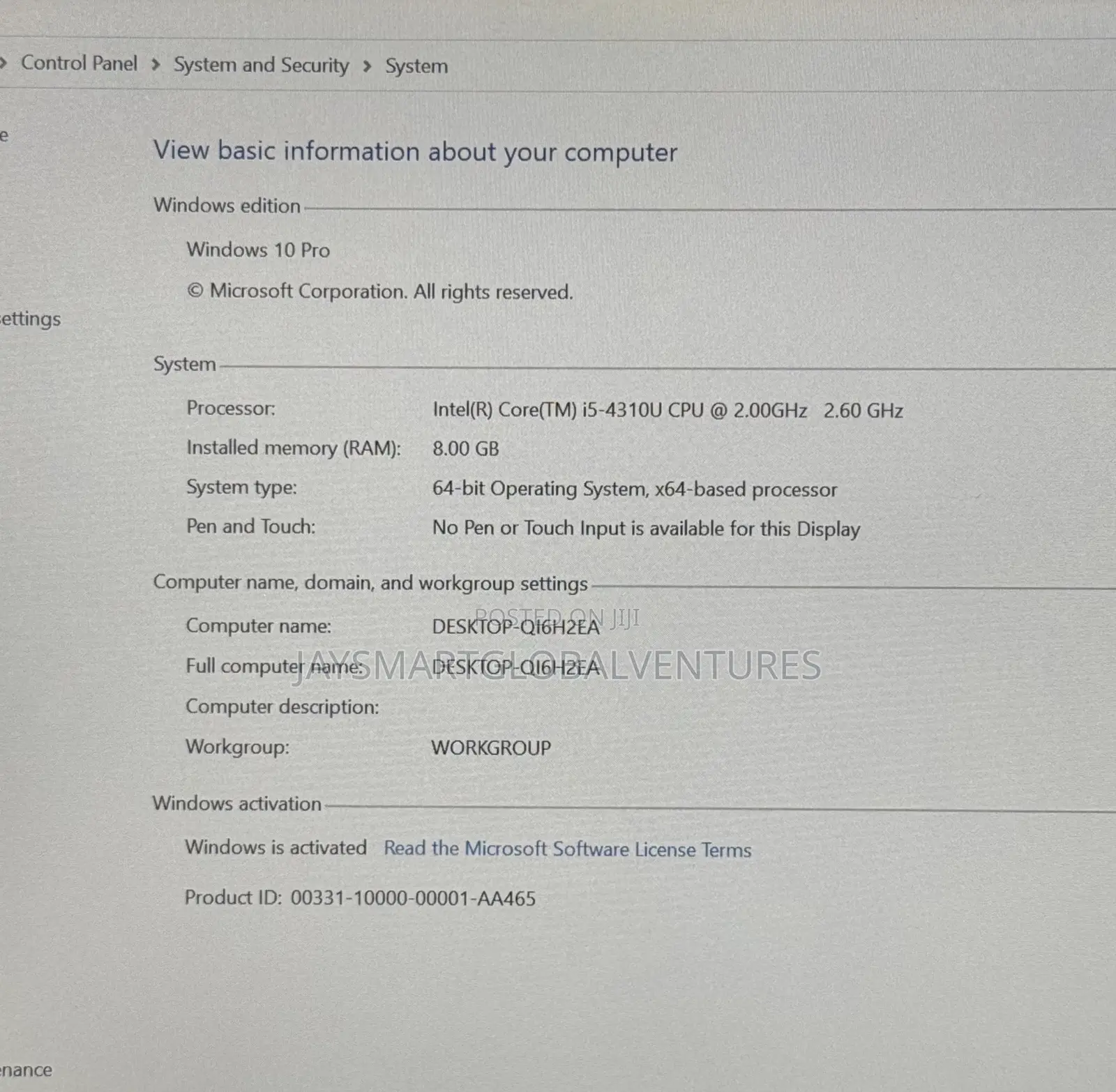 Laptop Dell Latitude 7440 8GB Intel Core i5 HDD 500GB