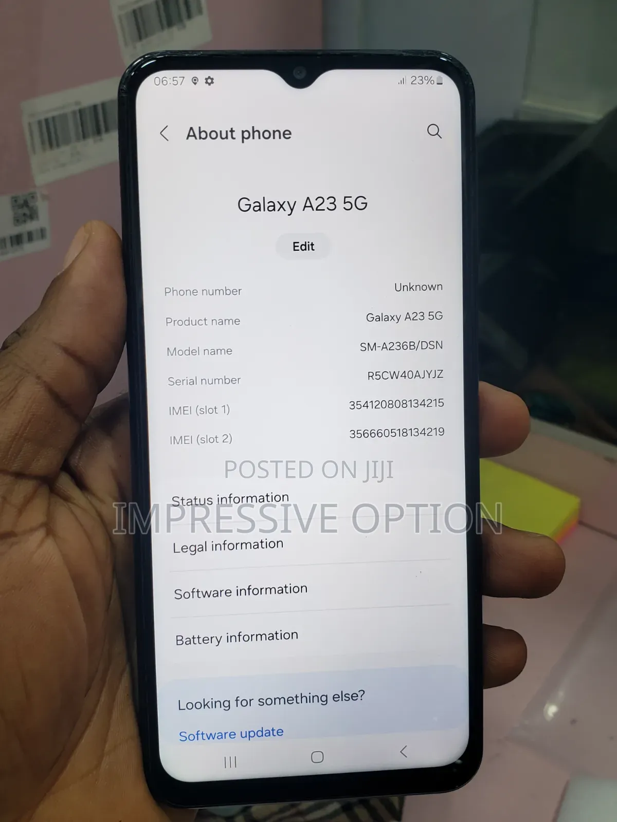 Samsung Galaxy A23 5G 128 GB Black