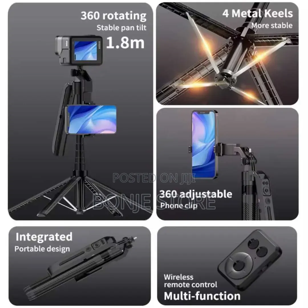 C12 Gimbal Stabilizer for Smartphone With Bluetooth Remote Intelligent