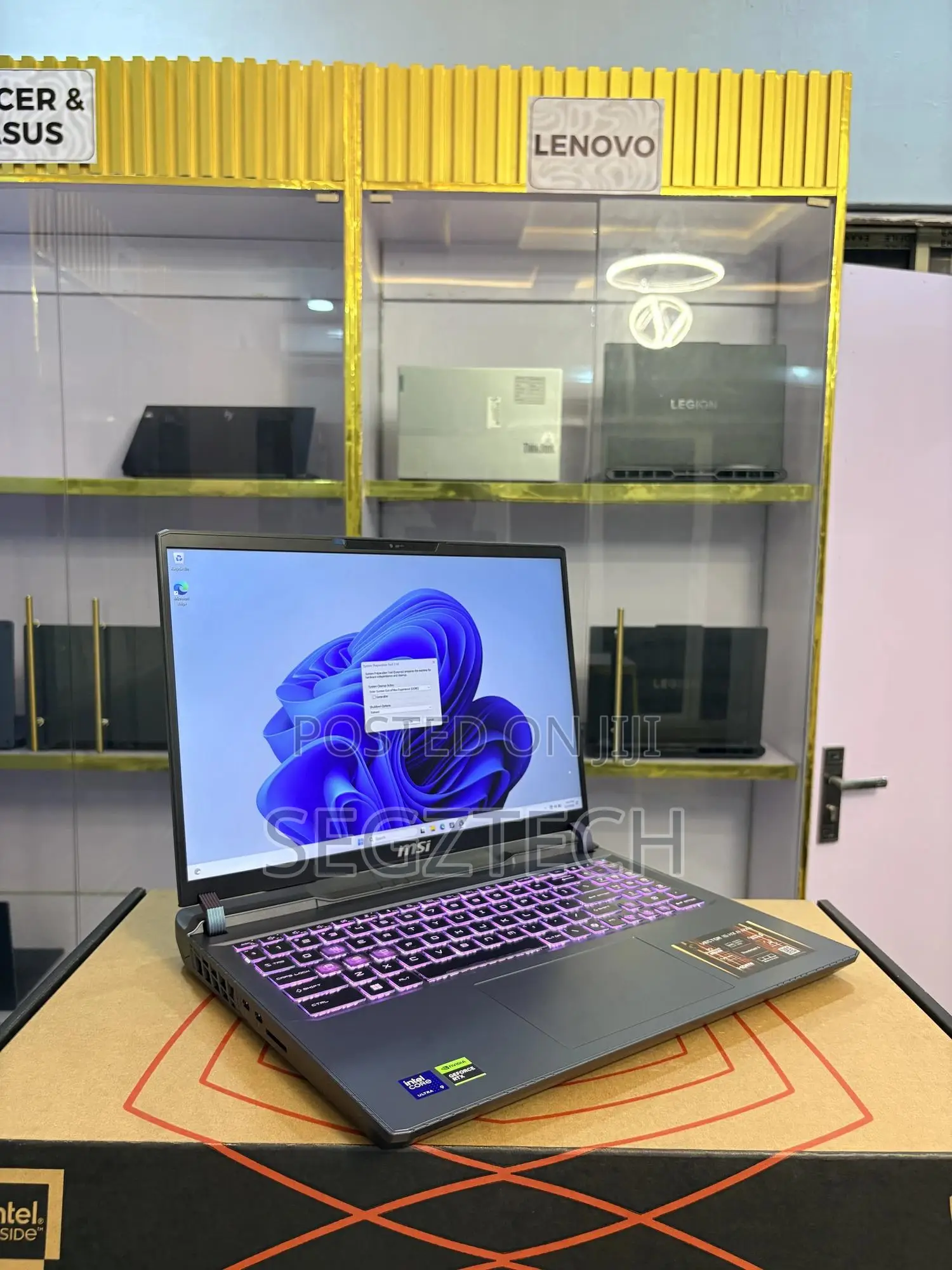 New Laptop MSI Vector 16 HX AI A2XWIG 16GB Intel Core Ultra 9 SSD 1T