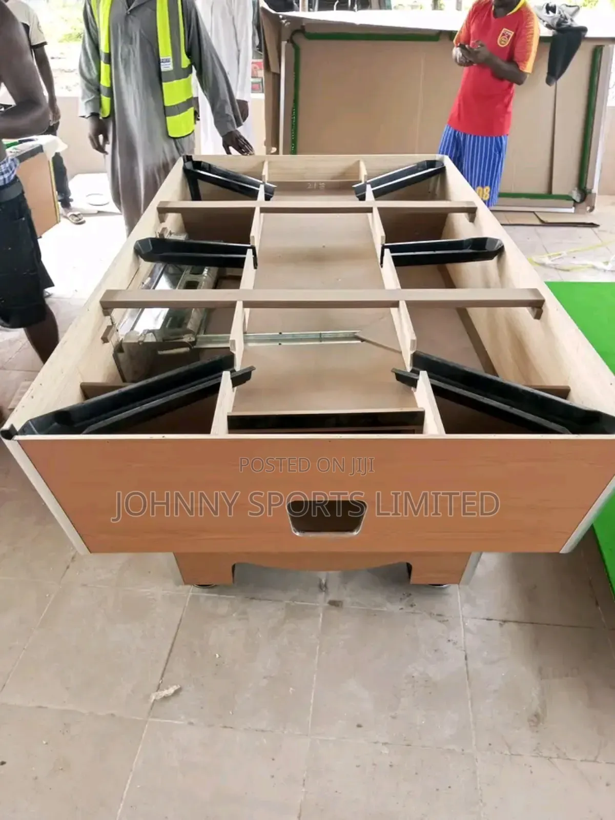 Foreign British Marble and Coin Snooker Board