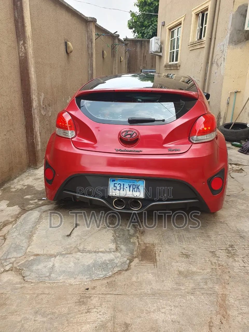 Hyundai Veloster Turbo 2013 Red