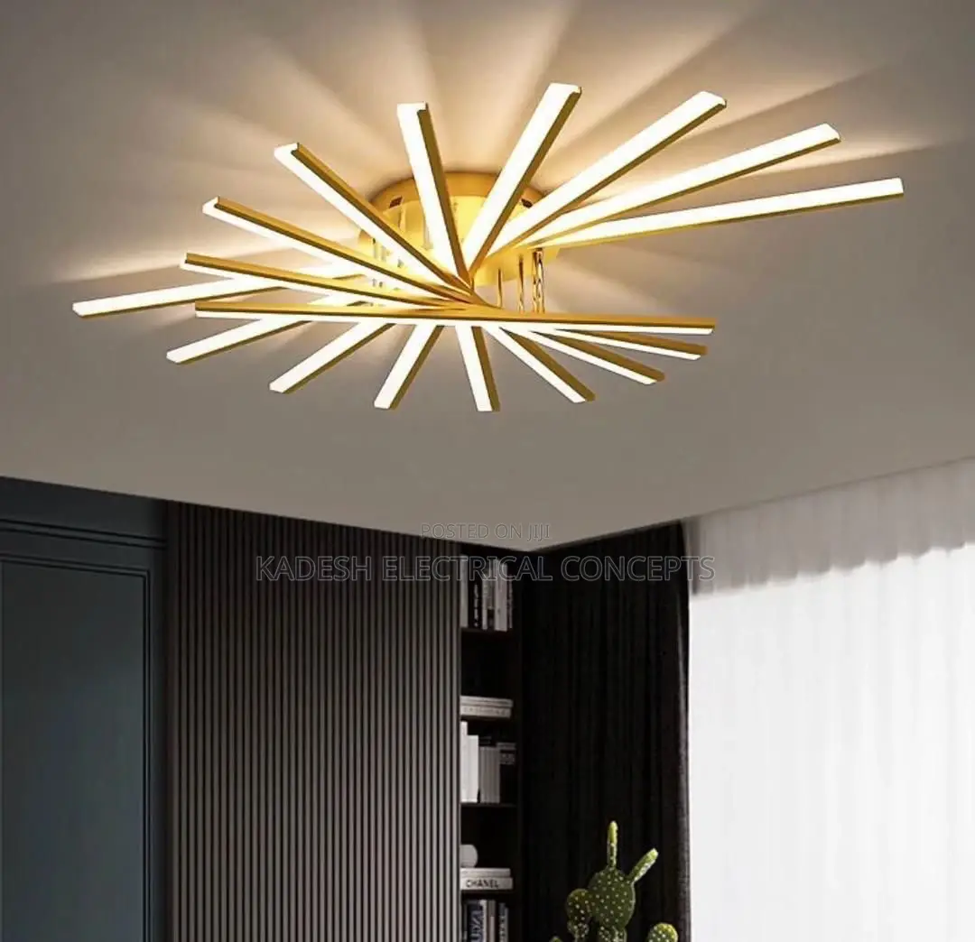 Modern Led Ceiling Light Bedroom Atmosphere Duplex Villa Hall Nordic