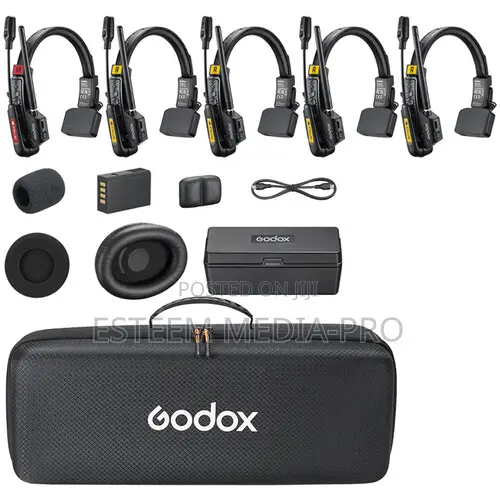 Godox Skytalk Air 5s 5-Person Full-Duplex Wireless Intercom Headset