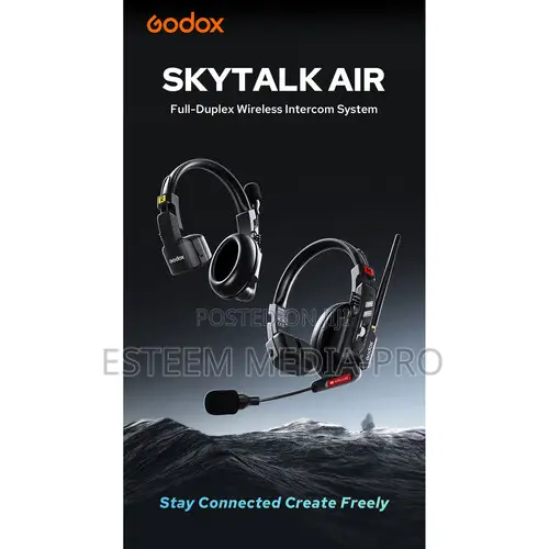 Godox Skytalk Air 5s 5-Person Full-Duplex Wireless Intercom Headset