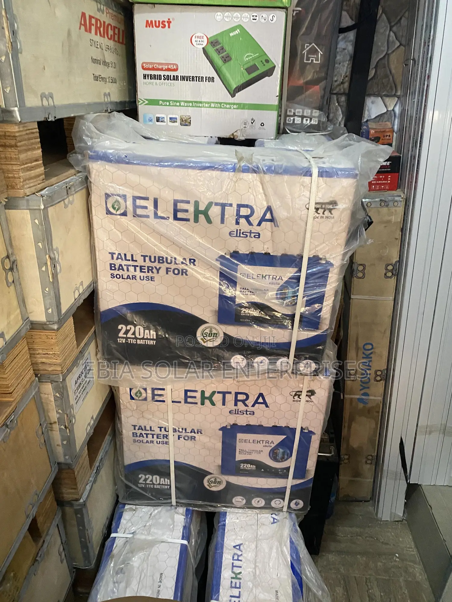 220ah Elektra Tubular Battery