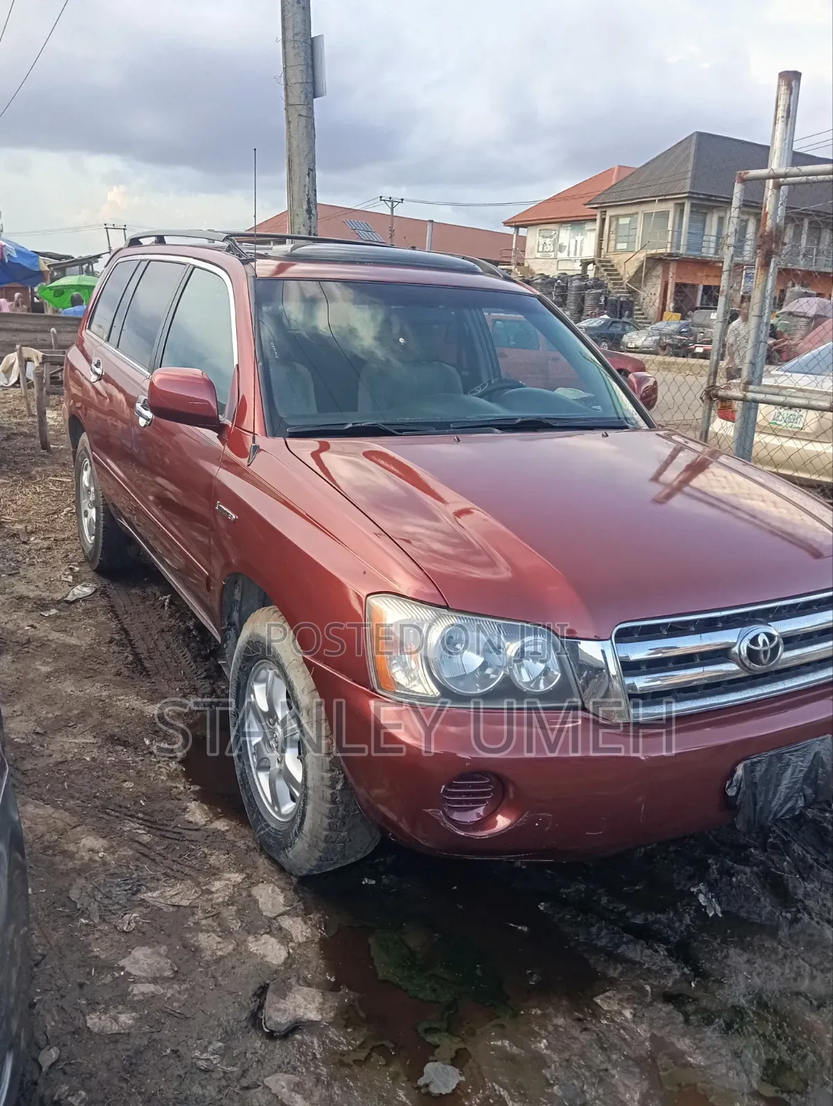 Toyota Highlander 2003 Red