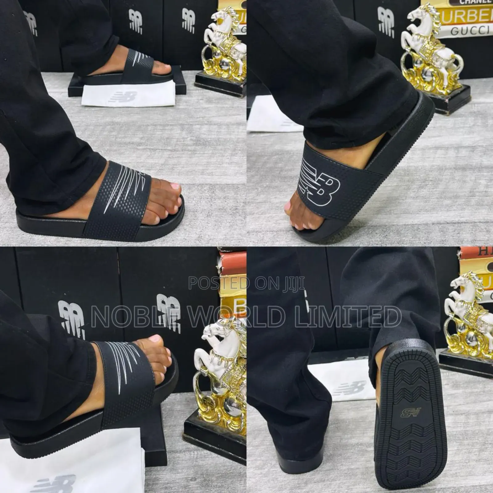 Fully.Boxed New Balance Slides Frank 6r