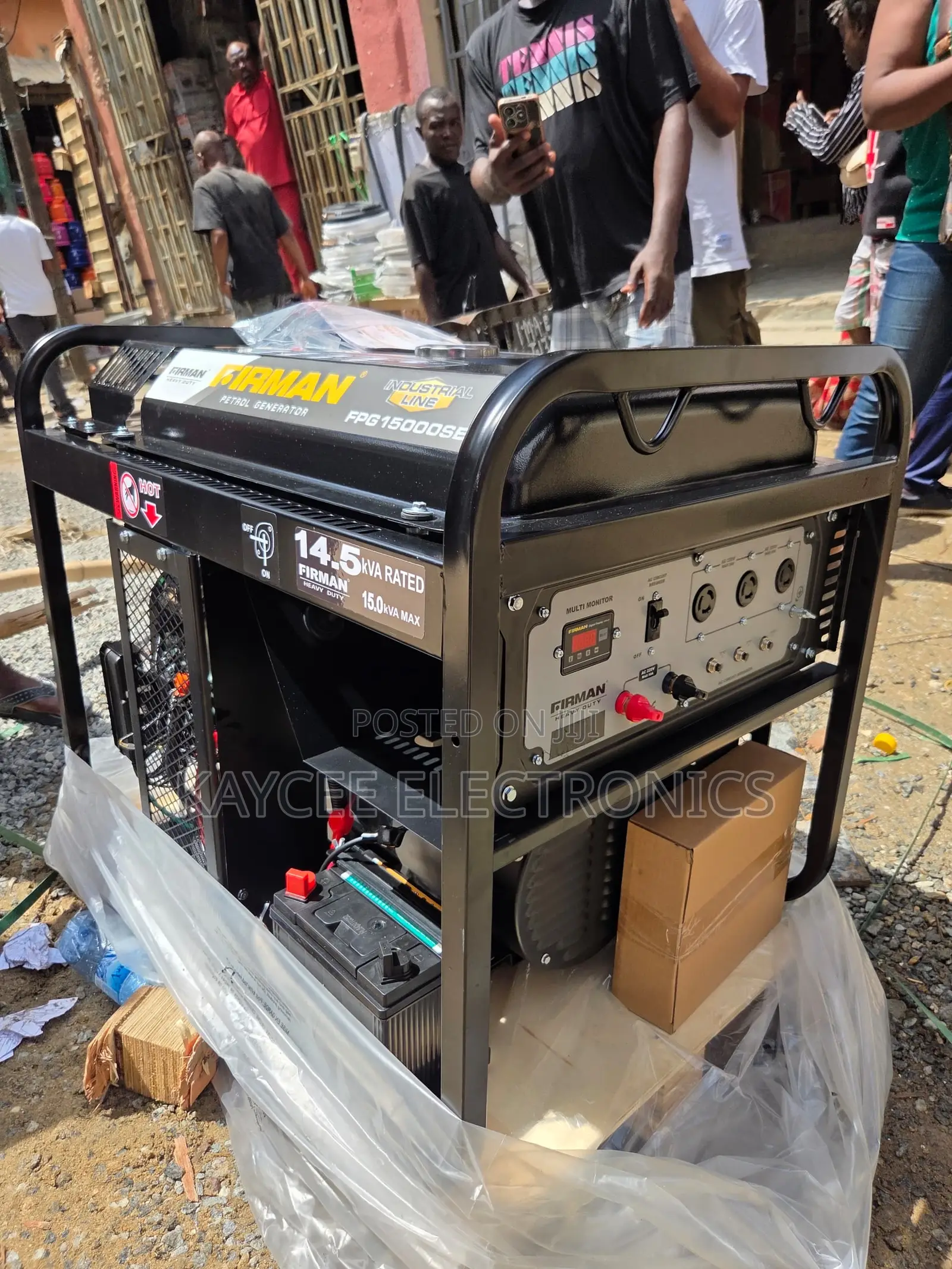 Fireman Copper Coil Generator With Strong Engine Capacity