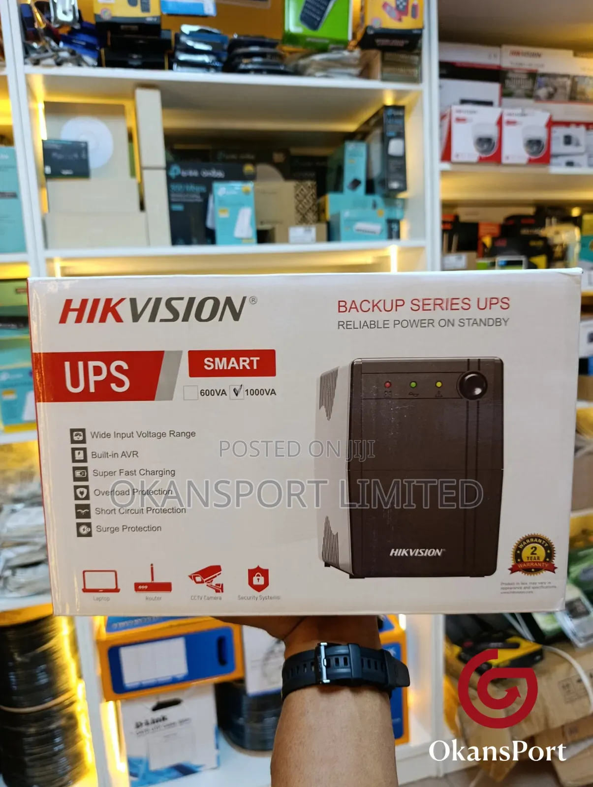 Hikvision Ups Backup 1000va 600 Router Ds-3wr12gc Wr3n Wr12c Wifi Mesh