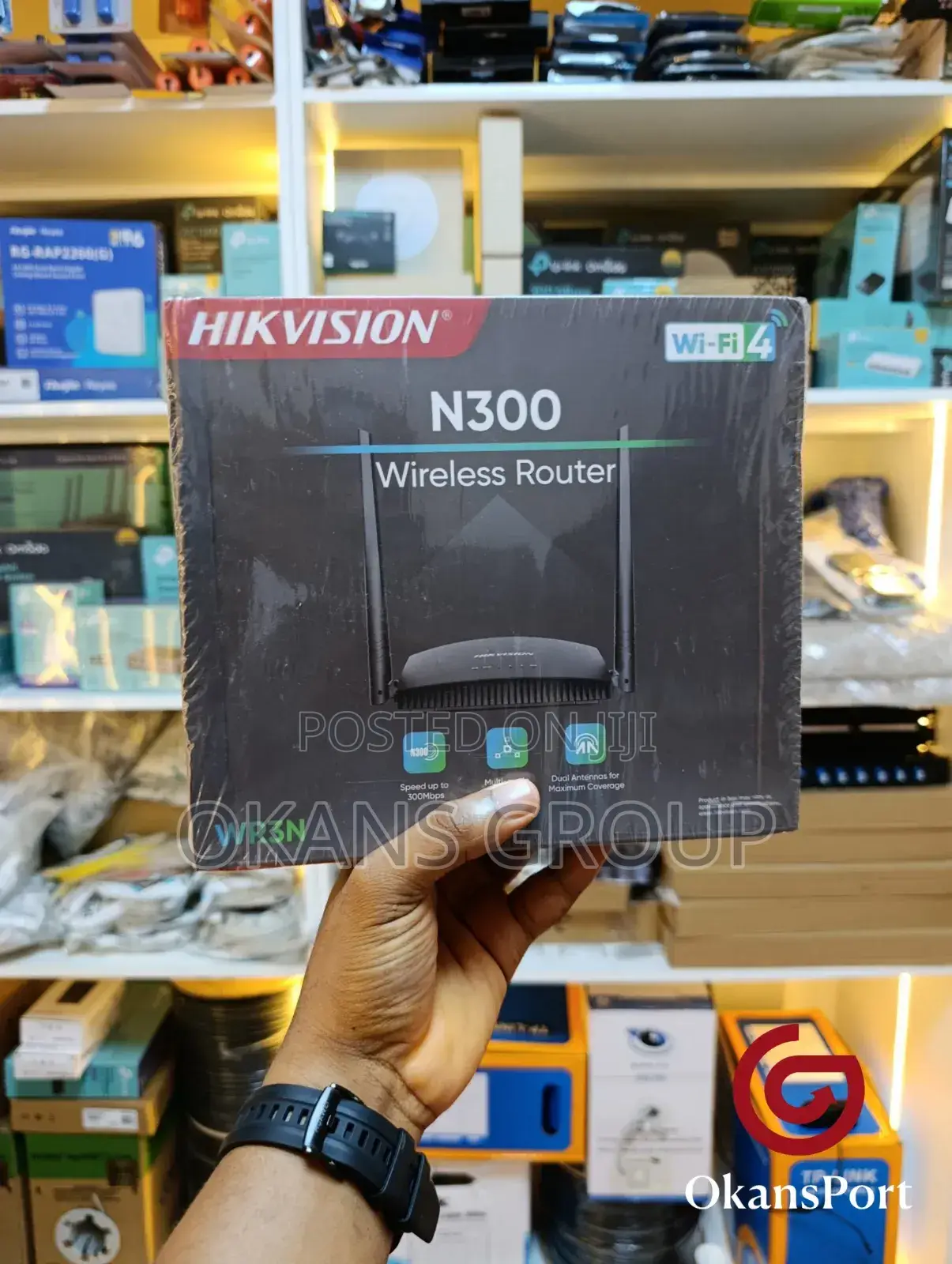 Hikvision Ups Backup 1000va 600 Router Ds-3wr12gc Wr3n Wr12c Wifi Mesh
