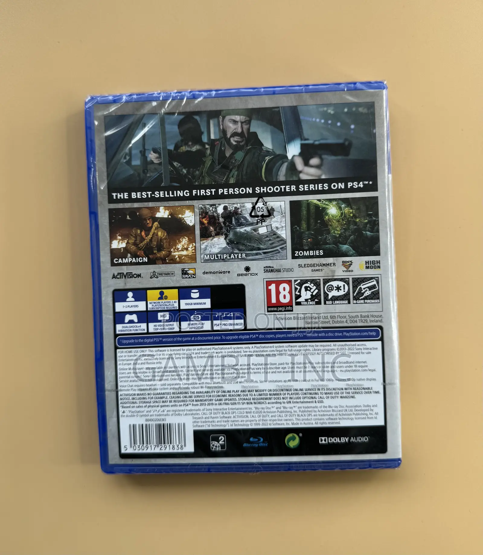 Playstation 4 Call of Duty Cold War