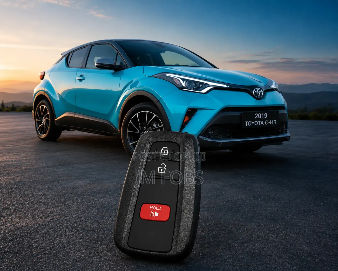 Smart Keyless Entry Fob Replacement for Toyota C-Hr