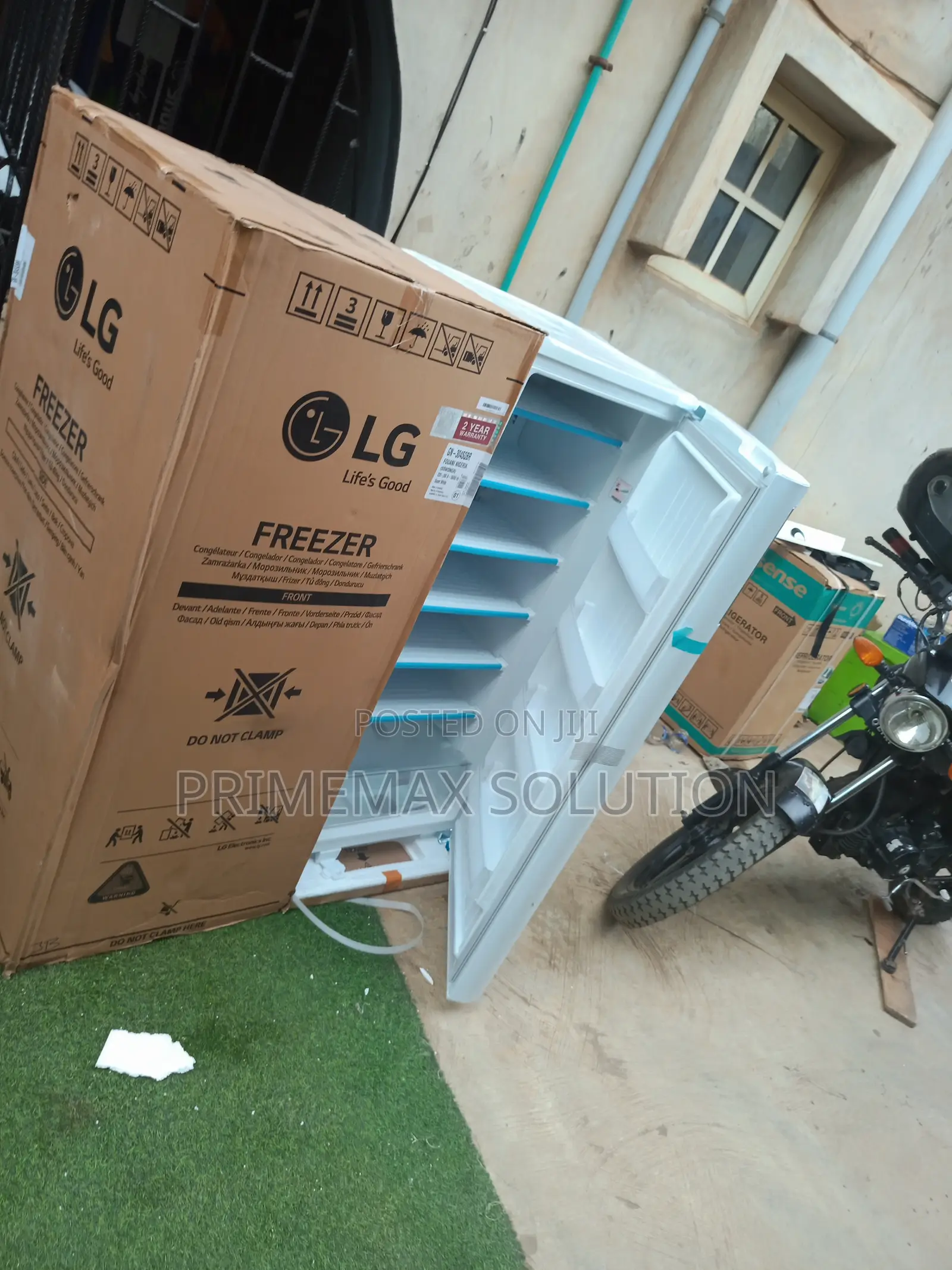 Lg Upright Freezer With 6 Shelves Frost Protection