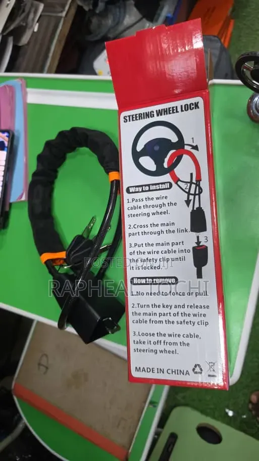 Car Steering Wheel Lock Seat Belt