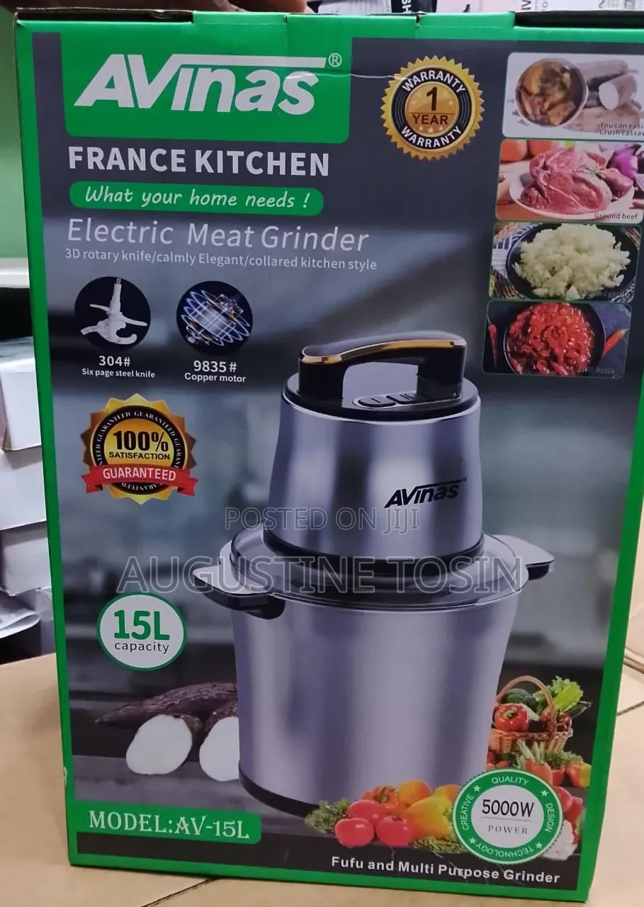Avinas 15l Yam Pounder and a Multiple Purpose Grinder